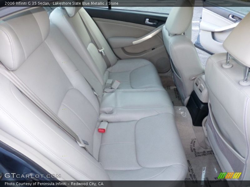 Lakeshore Slate Blue Metallic / Stone 2006 Infiniti G 35 Sedan