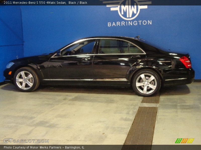Black / Black 2011 Mercedes-Benz S 550 4Matic Sedan