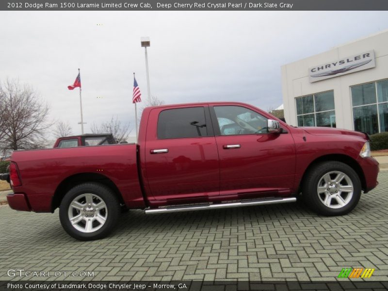Deep Cherry Red Crystal Pearl / Dark Slate Gray 2012 Dodge Ram 1500 Laramie Limited Crew Cab