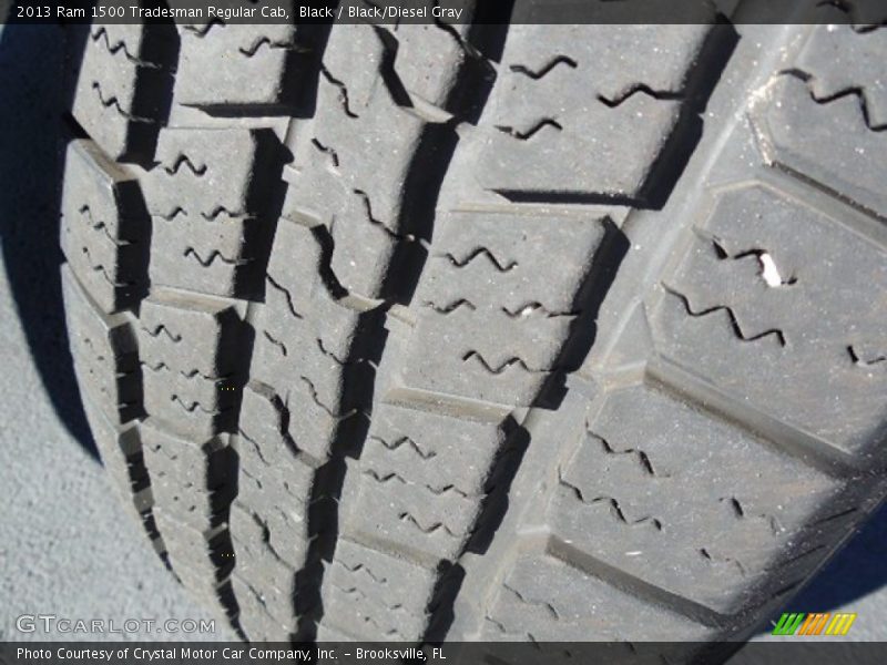 Black / Black/Diesel Gray 2013 Ram 1500 Tradesman Regular Cab