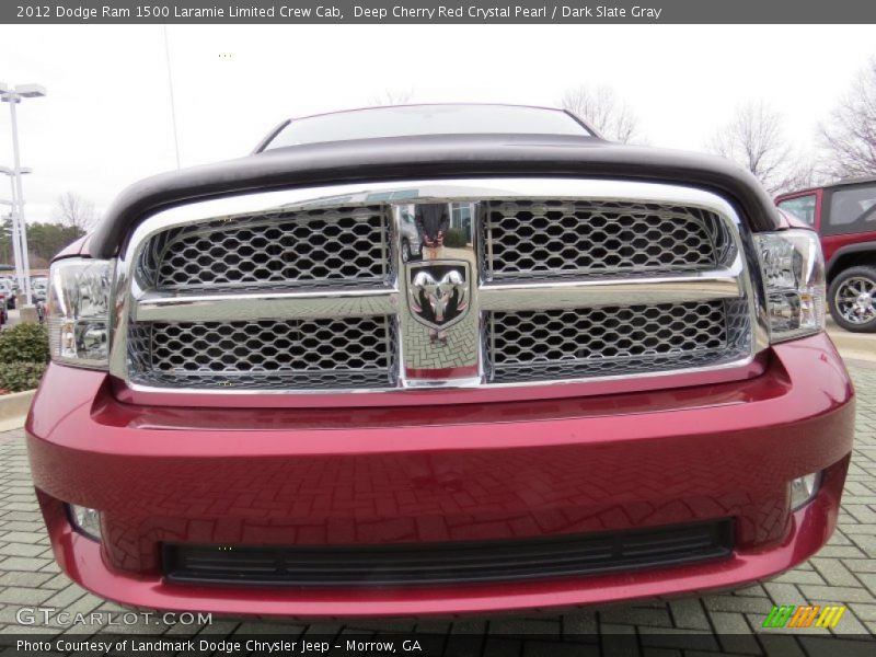 Deep Cherry Red Crystal Pearl / Dark Slate Gray 2012 Dodge Ram 1500 Laramie Limited Crew Cab