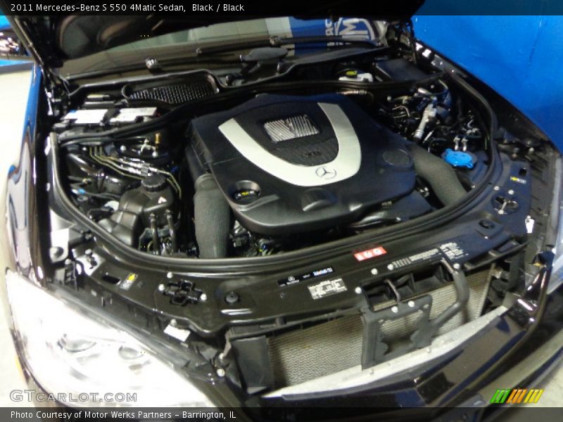 Black / Black 2011 Mercedes-Benz S 550 4Matic Sedan