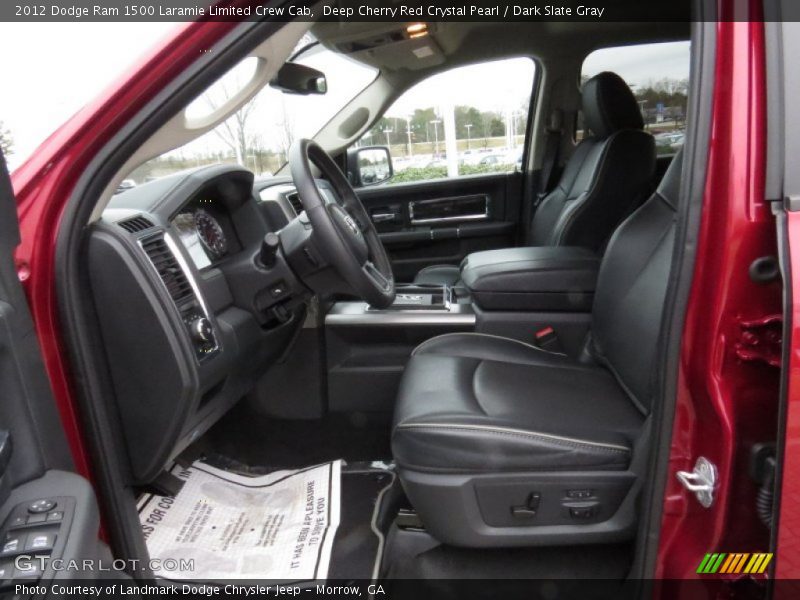 Deep Cherry Red Crystal Pearl / Dark Slate Gray 2012 Dodge Ram 1500 Laramie Limited Crew Cab