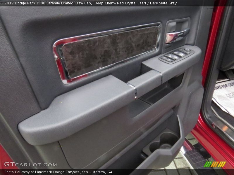 Deep Cherry Red Crystal Pearl / Dark Slate Gray 2012 Dodge Ram 1500 Laramie Limited Crew Cab