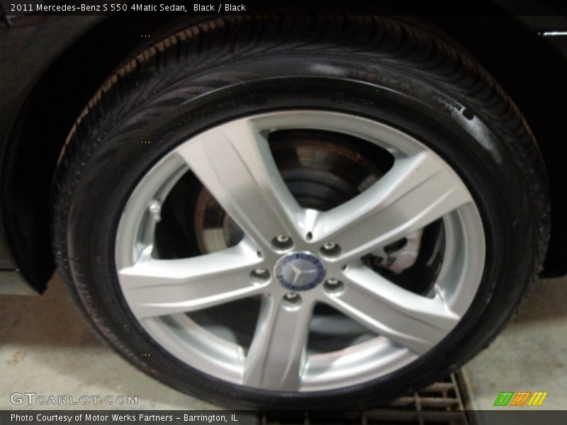 Black / Black 2011 Mercedes-Benz S 550 4Matic Sedan