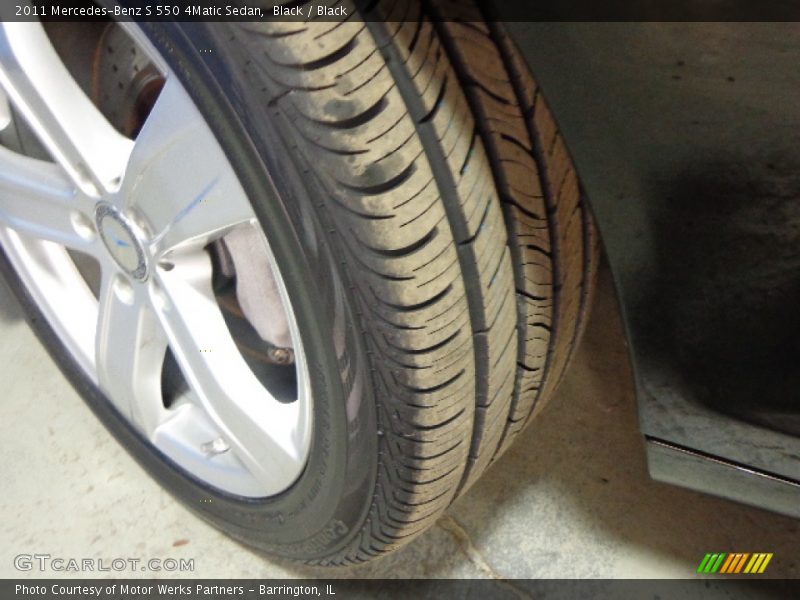 Black / Black 2011 Mercedes-Benz S 550 4Matic Sedan