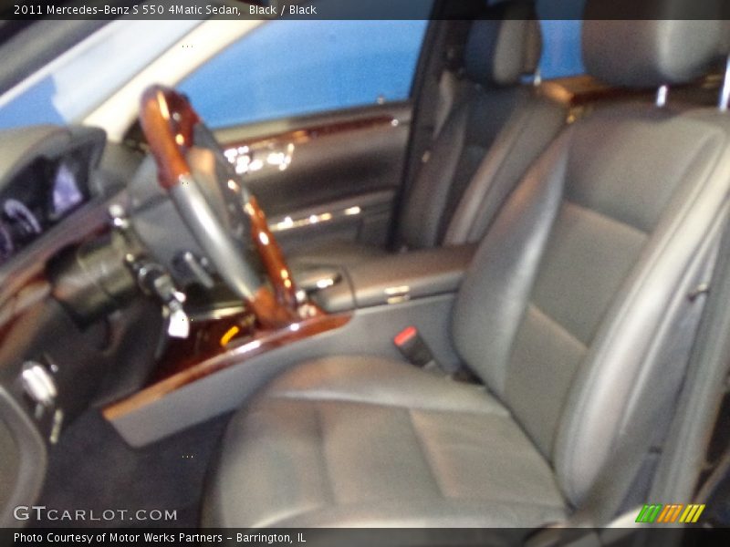 Black / Black 2011 Mercedes-Benz S 550 4Matic Sedan