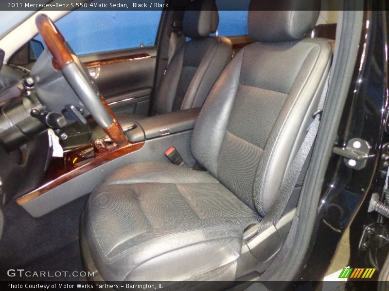 Black / Black 2011 Mercedes-Benz S 550 4Matic Sedan