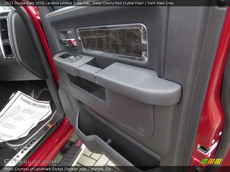 Deep Cherry Red Crystal Pearl / Dark Slate Gray 2012 Dodge Ram 1500 Laramie Limited Crew Cab