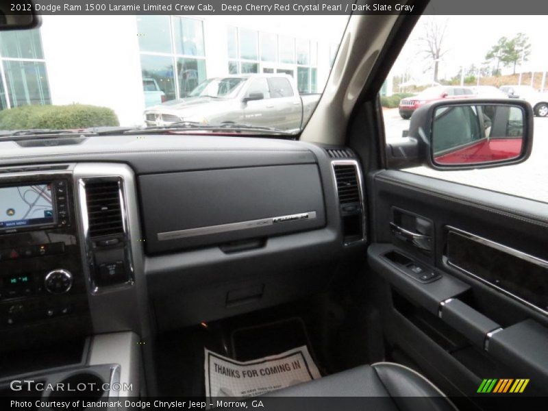 Deep Cherry Red Crystal Pearl / Dark Slate Gray 2012 Dodge Ram 1500 Laramie Limited Crew Cab