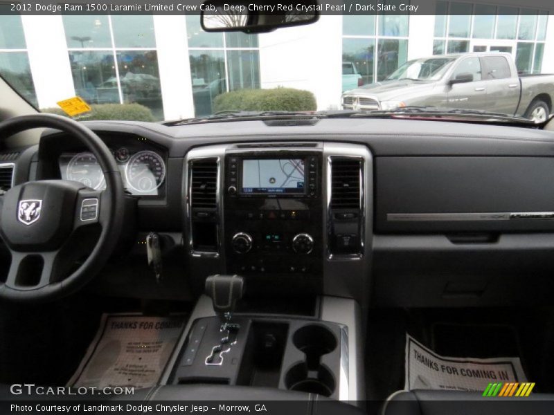 Deep Cherry Red Crystal Pearl / Dark Slate Gray 2012 Dodge Ram 1500 Laramie Limited Crew Cab