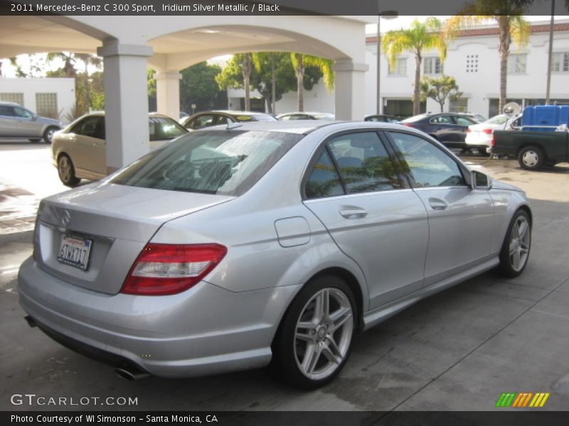 Iridium Silver Metallic / Black 2011 Mercedes-Benz C 300 Sport
