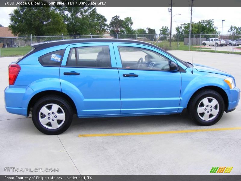 Surf Blue Pearl / Dark Slate Gray 2008 Dodge Caliber SE