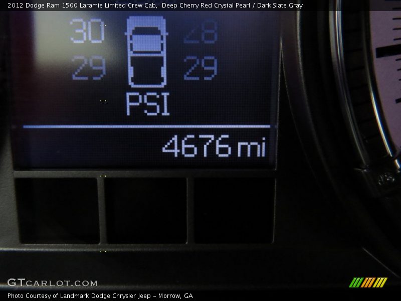 Deep Cherry Red Crystal Pearl / Dark Slate Gray 2012 Dodge Ram 1500 Laramie Limited Crew Cab