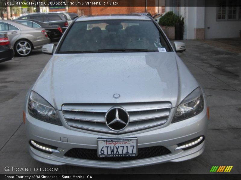 Iridium Silver Metallic / Black 2011 Mercedes-Benz C 300 Sport