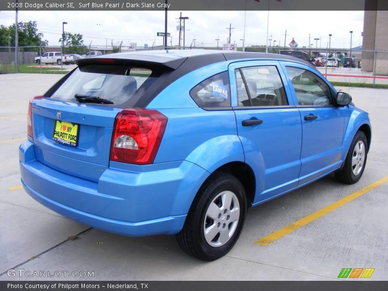 Surf Blue Pearl / Dark Slate Gray 2008 Dodge Caliber SE