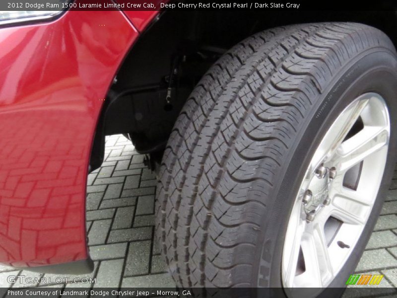 Deep Cherry Red Crystal Pearl / Dark Slate Gray 2012 Dodge Ram 1500 Laramie Limited Crew Cab