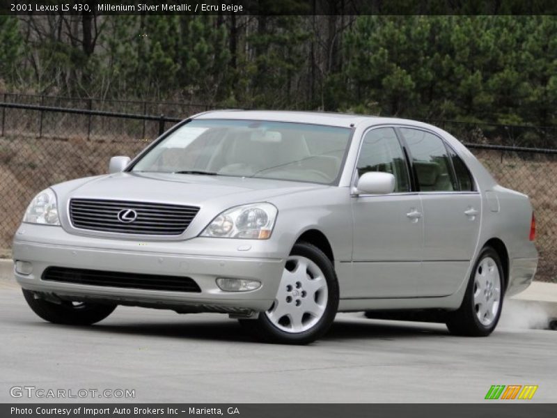 Millenium Silver Metallic / Ecru Beige 2001 Lexus LS 430