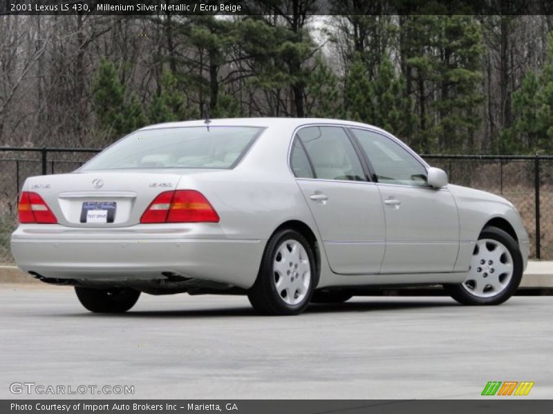 Millenium Silver Metallic / Ecru Beige 2001 Lexus LS 430