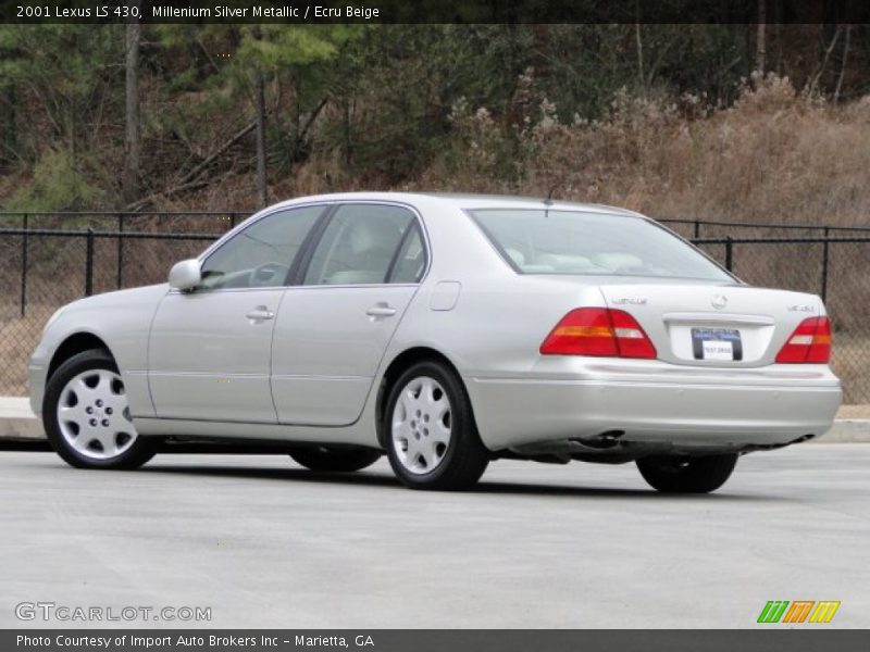 Millenium Silver Metallic / Ecru Beige 2001 Lexus LS 430