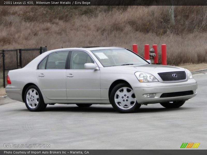 Millenium Silver Metallic / Ecru Beige 2001 Lexus LS 430