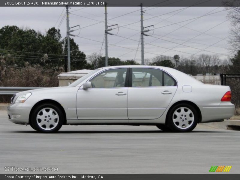Millenium Silver Metallic / Ecru Beige 2001 Lexus LS 430