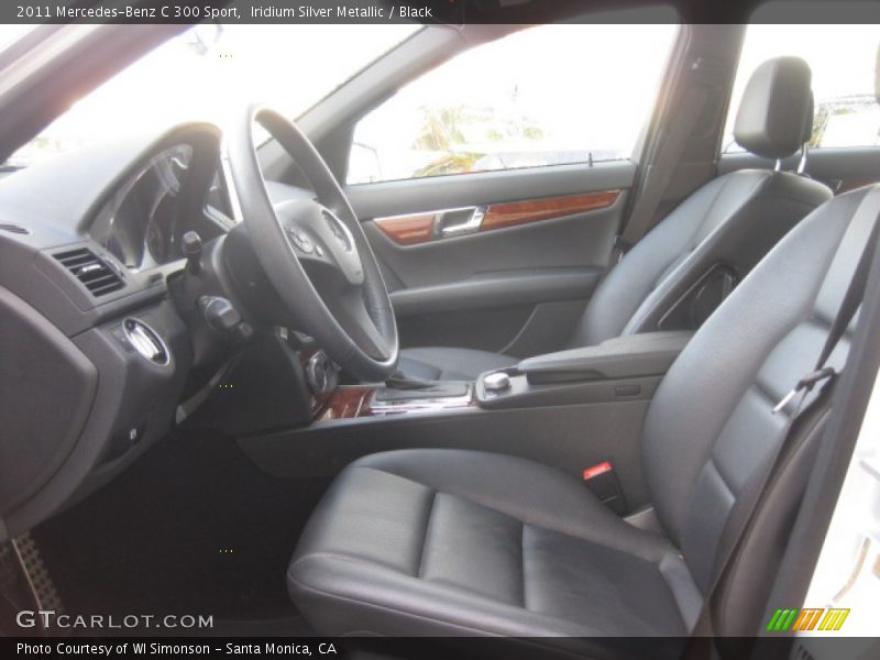 Iridium Silver Metallic / Black 2011 Mercedes-Benz C 300 Sport