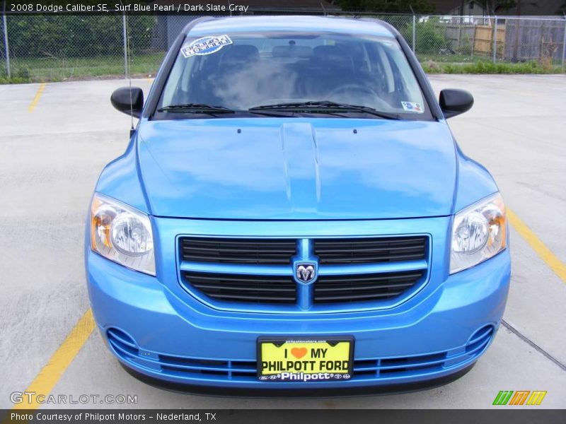 Surf Blue Pearl / Dark Slate Gray 2008 Dodge Caliber SE