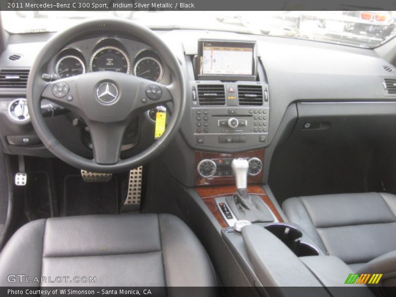 Iridium Silver Metallic / Black 2011 Mercedes-Benz C 300 Sport