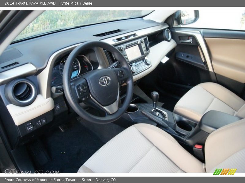 Pyrite Mica / Beige 2014 Toyota RAV4 XLE AWD