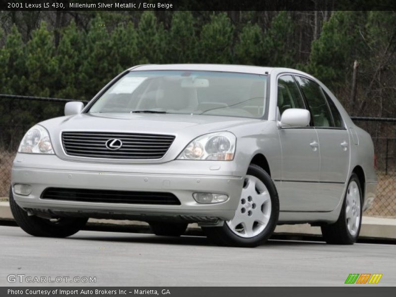 Millenium Silver Metallic / Ecru Beige 2001 Lexus LS 430