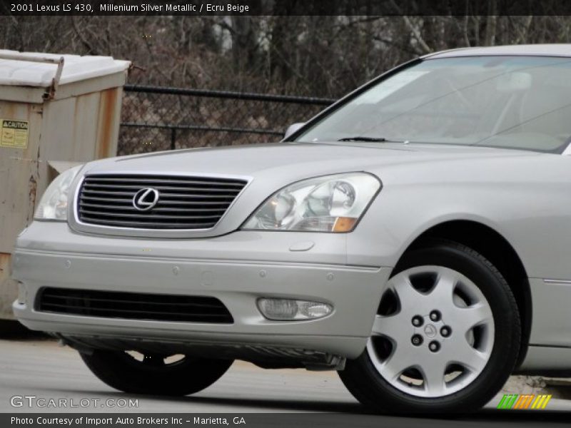 Millenium Silver Metallic / Ecru Beige 2001 Lexus LS 430