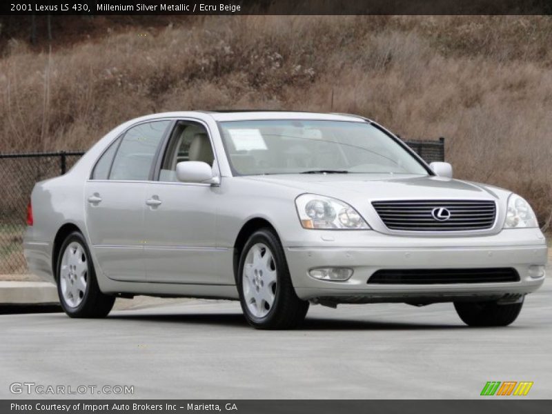 Millenium Silver Metallic / Ecru Beige 2001 Lexus LS 430