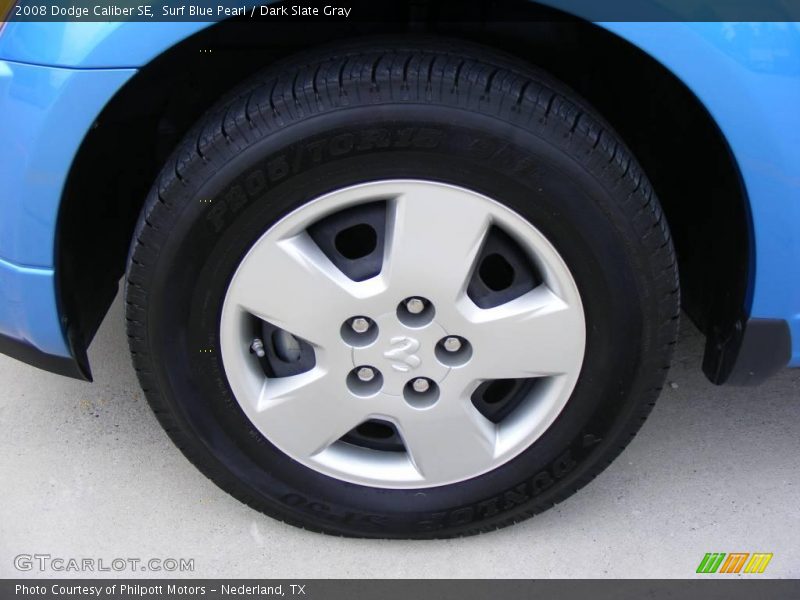 Surf Blue Pearl / Dark Slate Gray 2008 Dodge Caliber SE