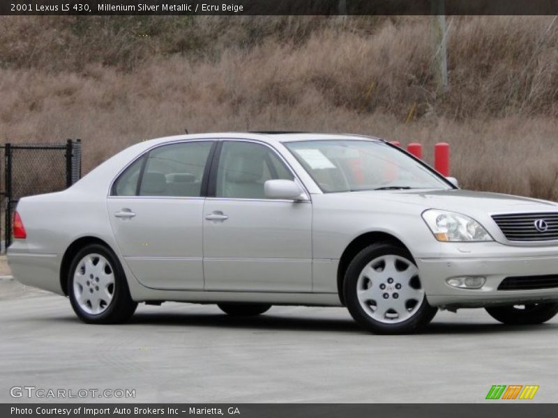 Millenium Silver Metallic / Ecru Beige 2001 Lexus LS 430