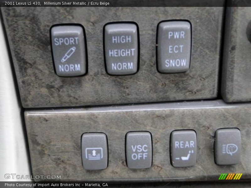 Millenium Silver Metallic / Ecru Beige 2001 Lexus LS 430
