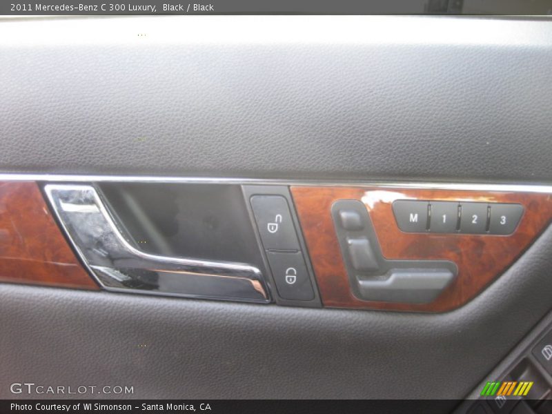 Black / Black 2011 Mercedes-Benz C 300 Luxury