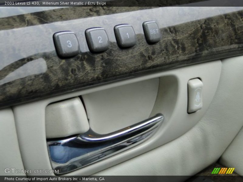 Millenium Silver Metallic / Ecru Beige 2001 Lexus LS 430