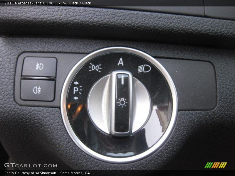 Black / Black 2011 Mercedes-Benz C 300 Luxury