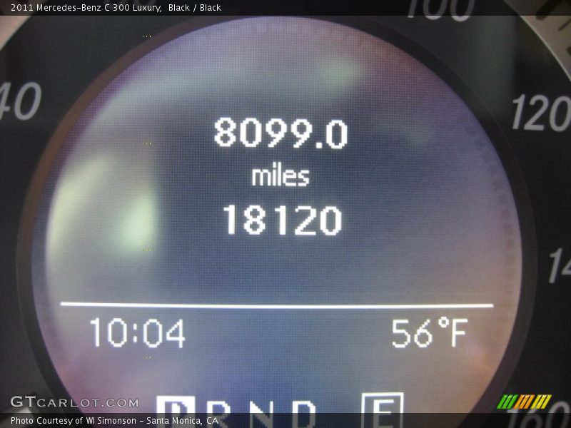 Black / Black 2011 Mercedes-Benz C 300 Luxury