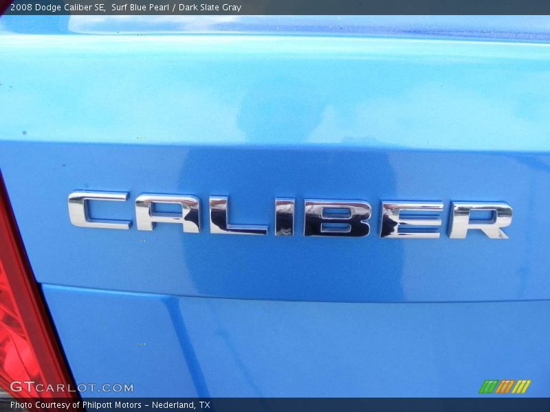 Surf Blue Pearl / Dark Slate Gray 2008 Dodge Caliber SE