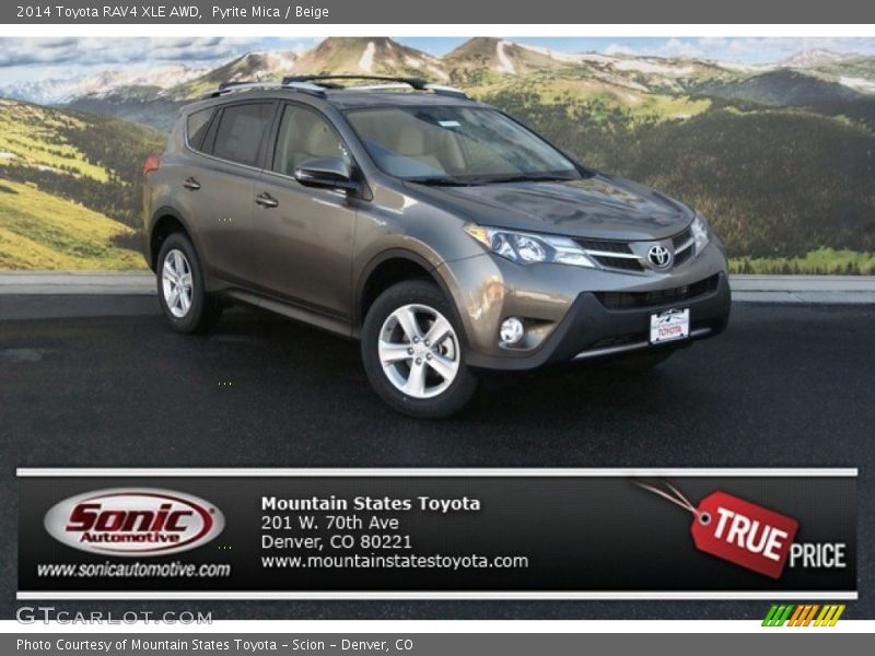 Pyrite Mica / Beige 2014 Toyota RAV4 XLE AWD