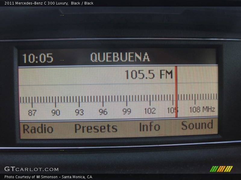 Black / Black 2011 Mercedes-Benz C 300 Luxury