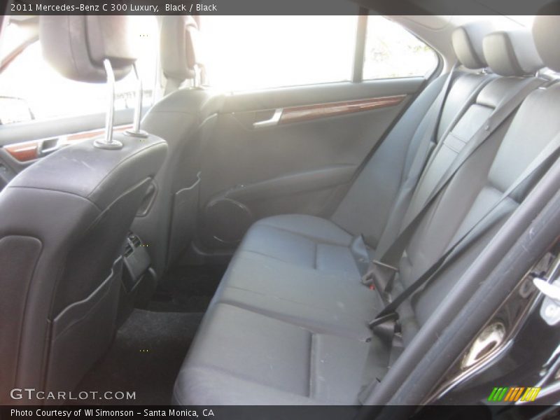 Black / Black 2011 Mercedes-Benz C 300 Luxury