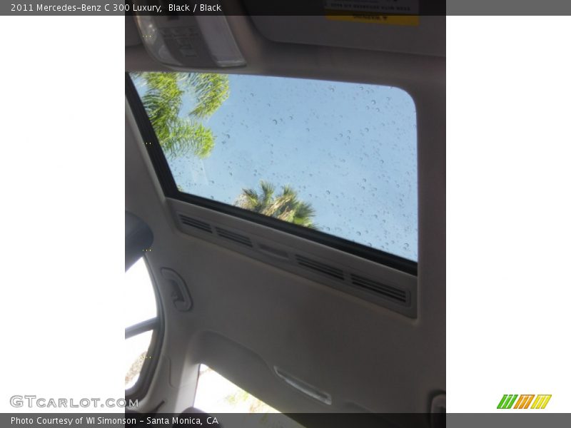 Black / Black 2011 Mercedes-Benz C 300 Luxury