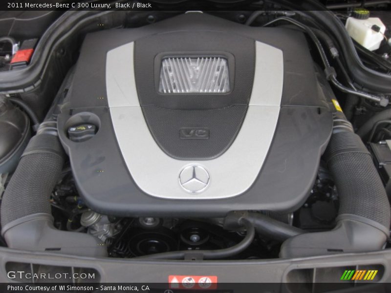 Black / Black 2011 Mercedes-Benz C 300 Luxury