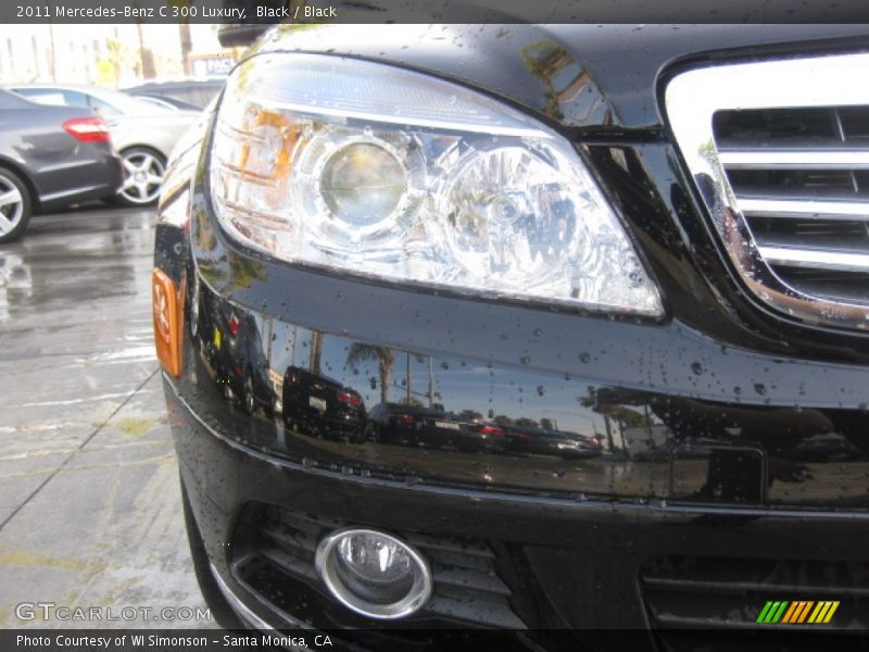 Black / Black 2011 Mercedes-Benz C 300 Luxury