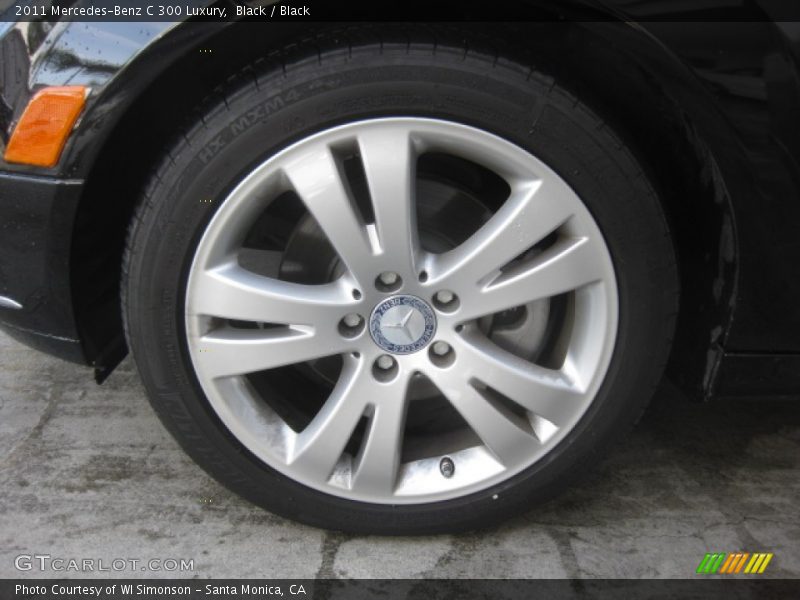 Black / Black 2011 Mercedes-Benz C 300 Luxury