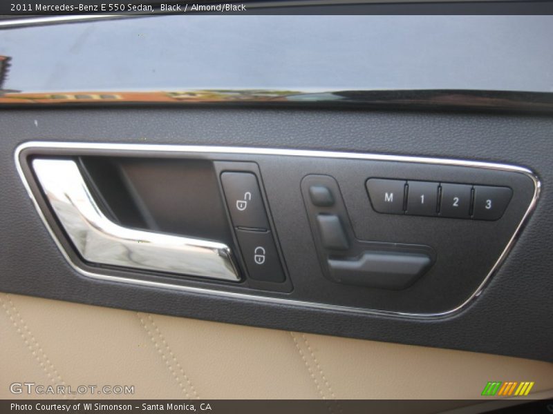 Black / Almond/Black 2011 Mercedes-Benz E 550 Sedan
