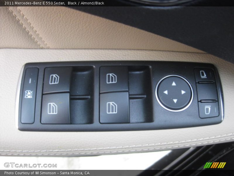 Black / Almond/Black 2011 Mercedes-Benz E 550 Sedan